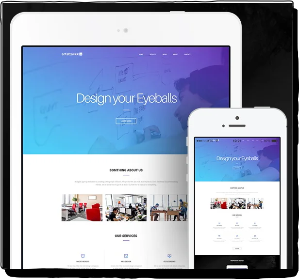 Agency website Free Landing Page