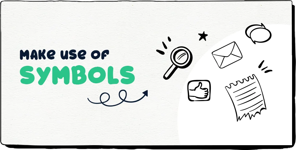 MAKE USE OF SYMBOLS BANNER