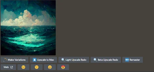 ocean image in a screen