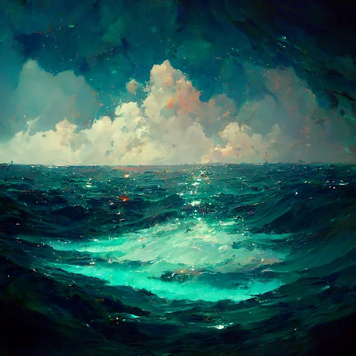 Ocean painting