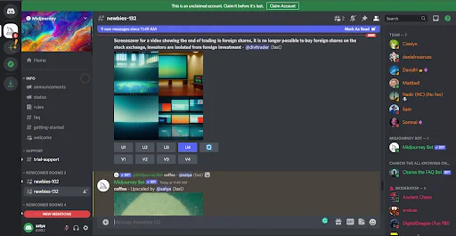 get started with MidJourney