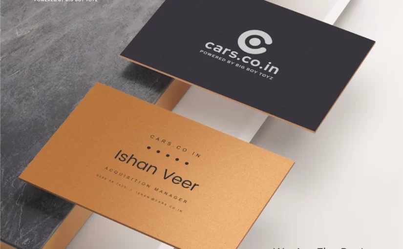 Cars.co.in business card